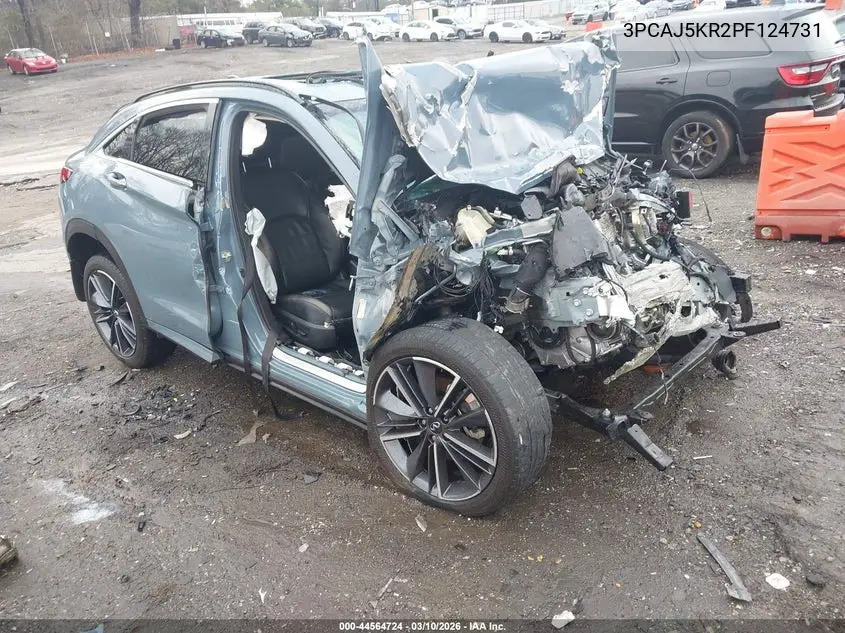 2023 Infiniti Qx55 Essential Awd VIN: 3PCAJ5KR2PF124731 Lot: 44564724