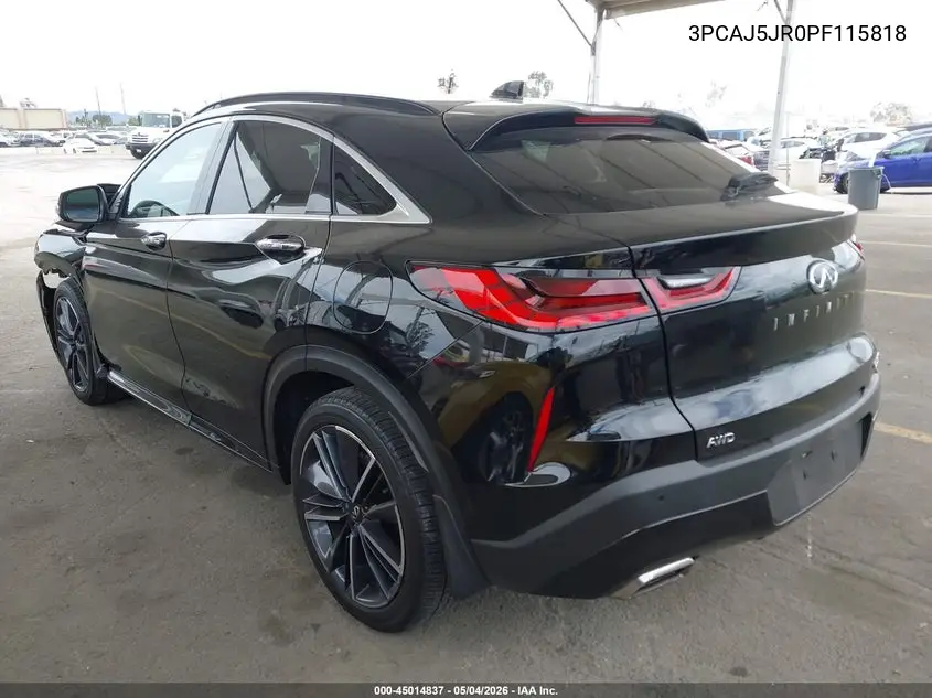 2023 Infiniti Qx55 Luxe Awd VIN: 3PCAJ5JR0PF115818 Lot: 45014837