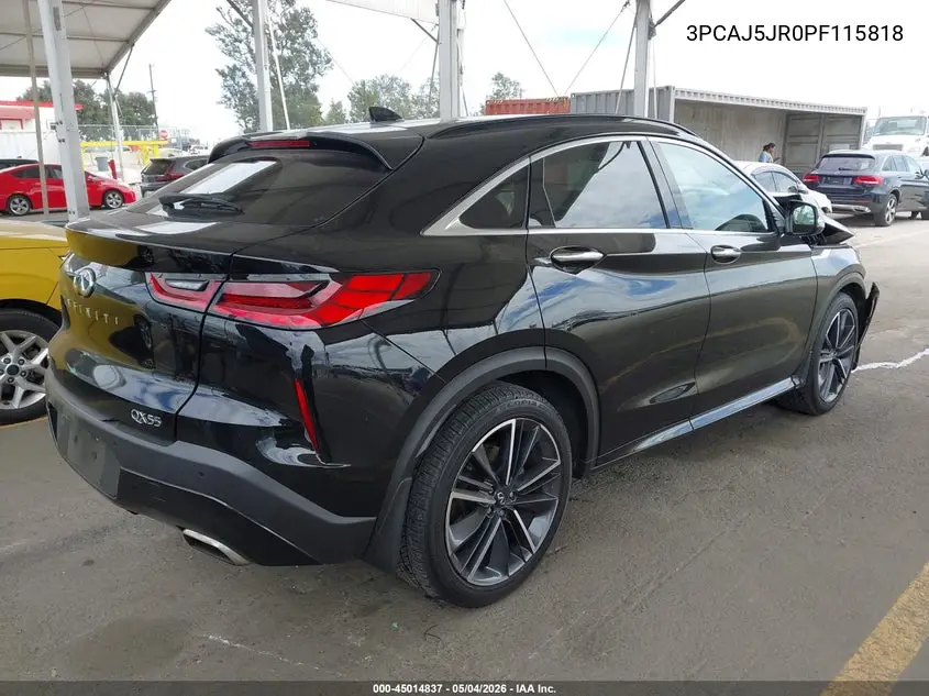2023 Infiniti Qx55 Luxe Awd VIN: 3PCAJ5JR0PF115818 Lot: 45014837