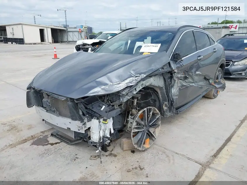 2023 Infiniti Qx55 Luxe Awd VIN: 3PCAJ5JR9PF121584 Lot: 45027949
