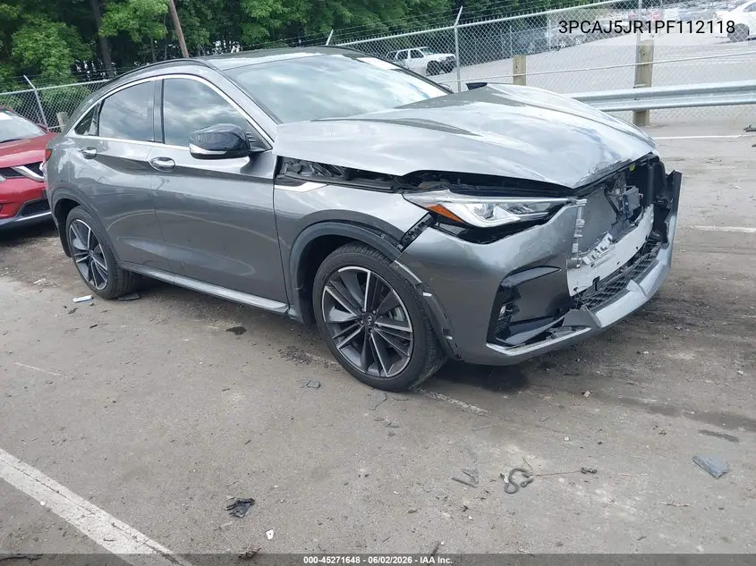 2023 Infiniti Qx55 Luxe Awd VIN: 3PCAJ5JR1PF112118 Lot: 45271648