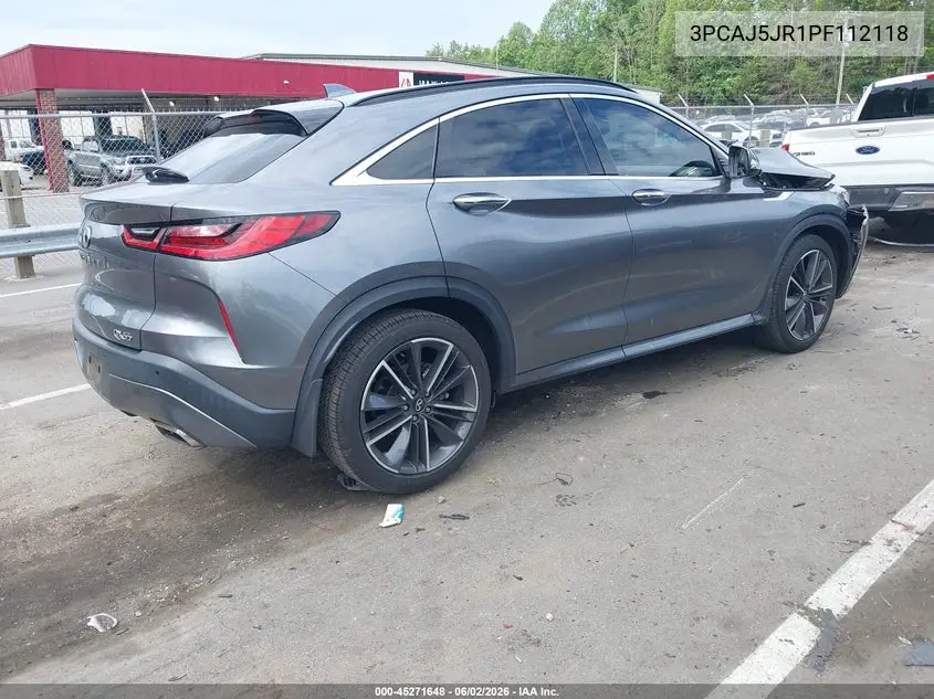 2023 Infiniti Qx55 Luxe Awd VIN: 3PCAJ5JR1PF112118 Lot: 45271648