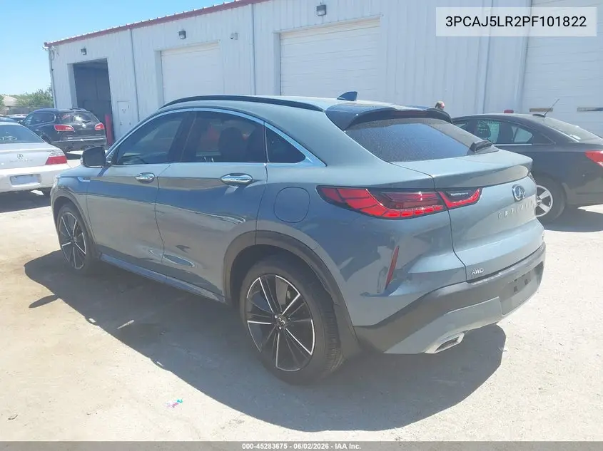 2023 Infiniti Qx55 Sensory Awd VIN: 3PCAJ5LR2PF101822 Lot: 45283675