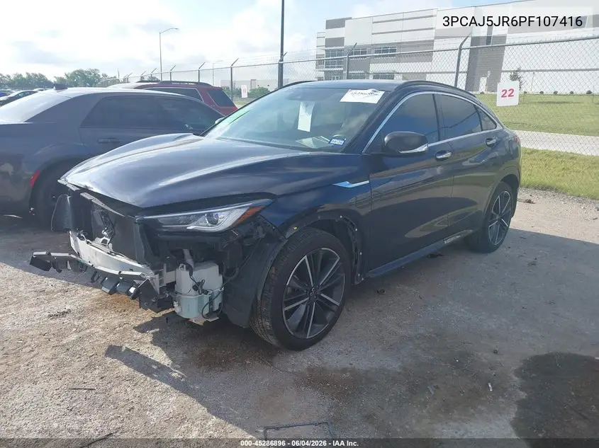 2023 Infiniti Qx55 Luxe Awd VIN: 3PCAJ5JR6PF107416 Lot: 45286896