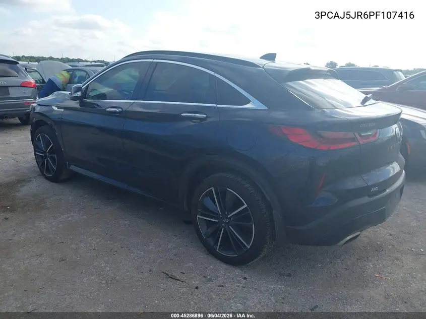 2023 Infiniti Qx55 Luxe Awd VIN: 3PCAJ5JR6PF107416 Lot: 45286896