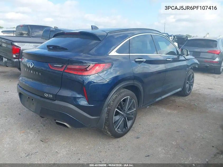 2023 Infiniti Qx55 Luxe Awd VIN: 3PCAJ5JR6PF107416 Lot: 45286896