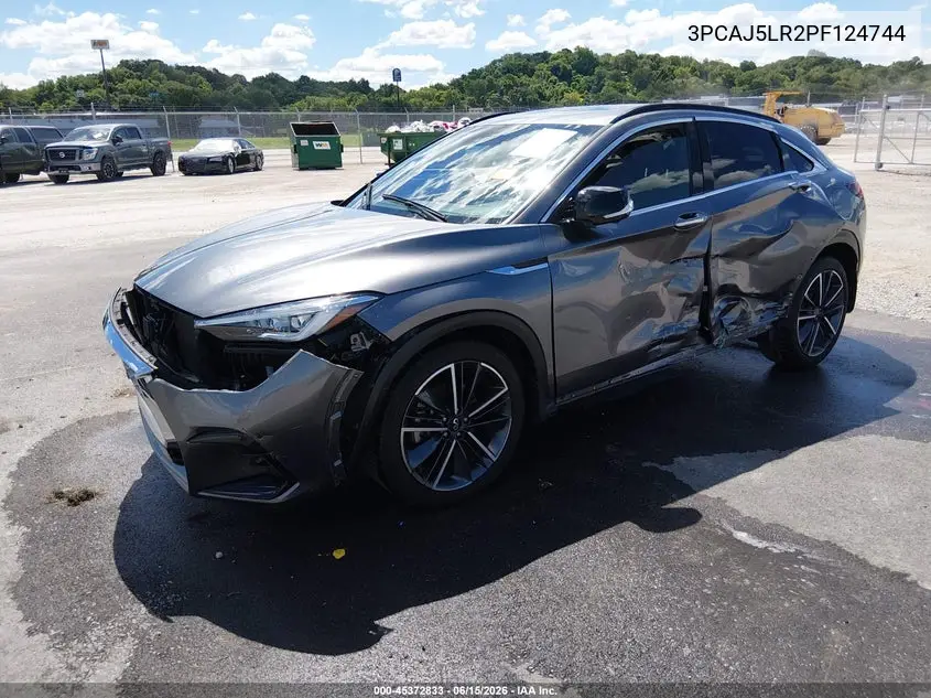 2023 Infiniti Qx55 Sensory Awd VIN: 3PCAJ5LR2PF124744 Lot: 45372833