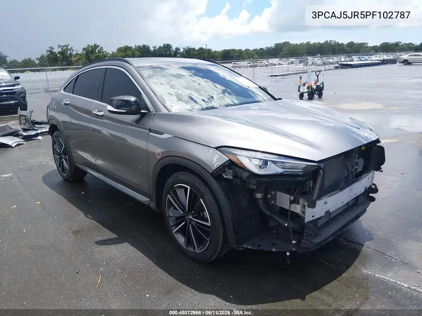 2023 Infiniti Qx55 Luxe Awd VIN: 3PCAJ5JR5PF102787 Lot: 45372966