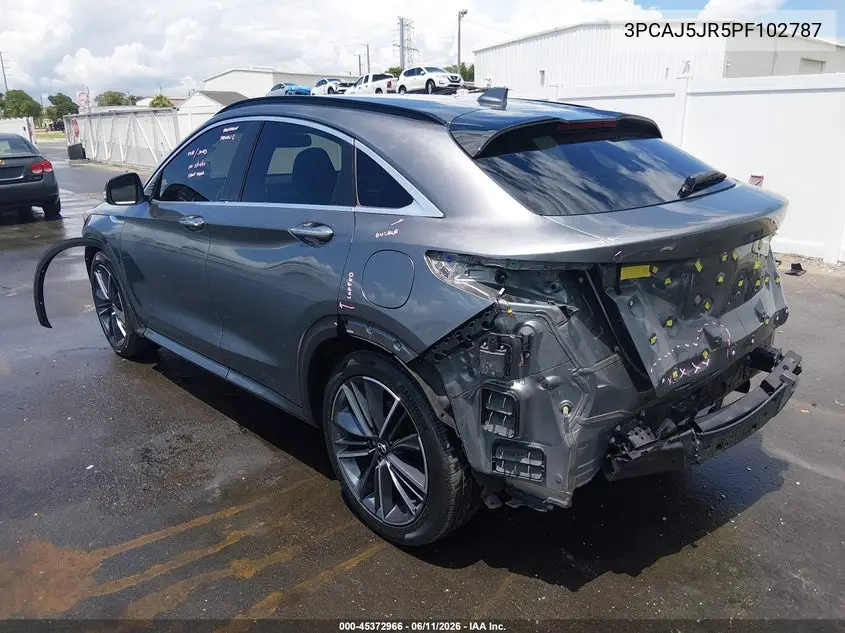 2023 Infiniti Qx55 Luxe Awd VIN: 3PCAJ5JR5PF102787 Lot: 45372966