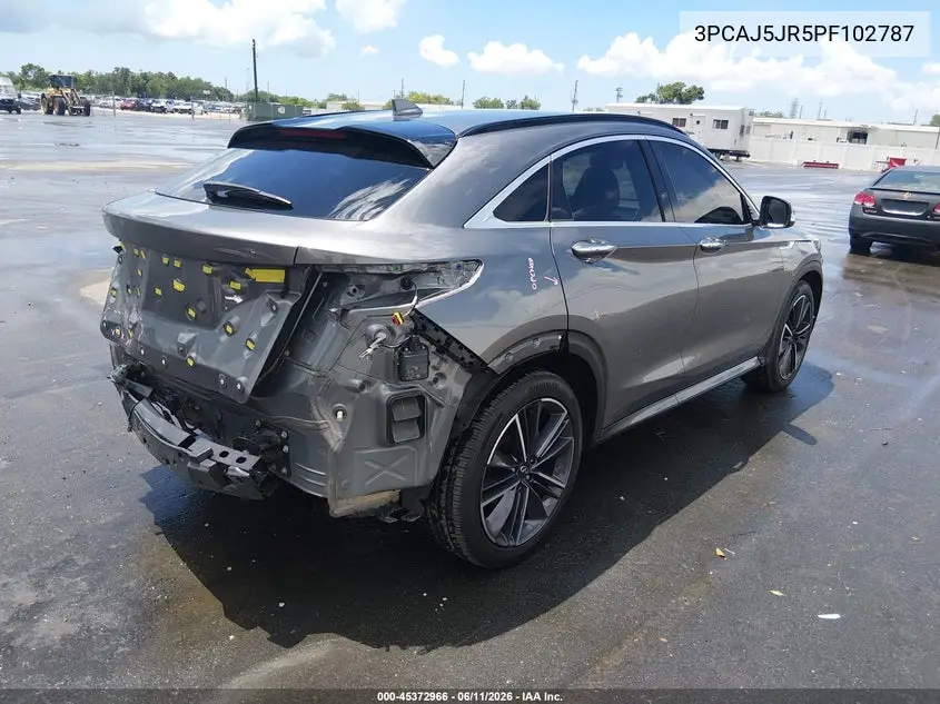 2023 Infiniti Qx55 Luxe Awd VIN: 3PCAJ5JR5PF102787 Lot: 45372966