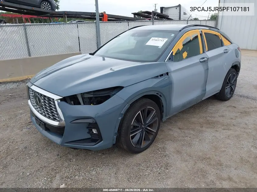 2023 Infiniti Qx55 Luxe Awd VIN: 3PCAJ5JR5PF107181 Lot: 45469711