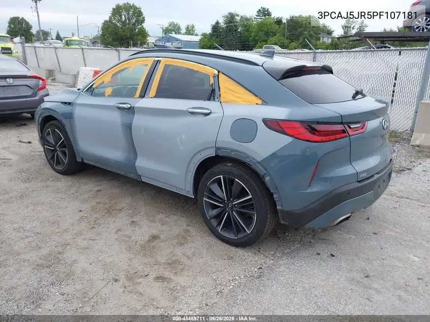 2023 Infiniti Qx55 Luxe Awd VIN: 3PCAJ5JR5PF107181 Lot: 45469711