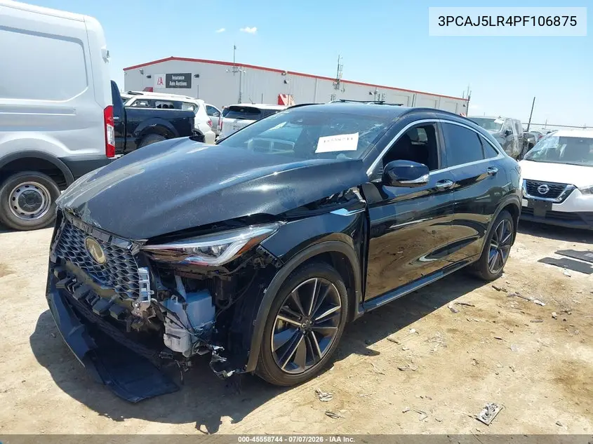 2023 Infiniti Qx55 Sensory Awd VIN: 3PCAJ5LR4PF106875 Lot: 45558744