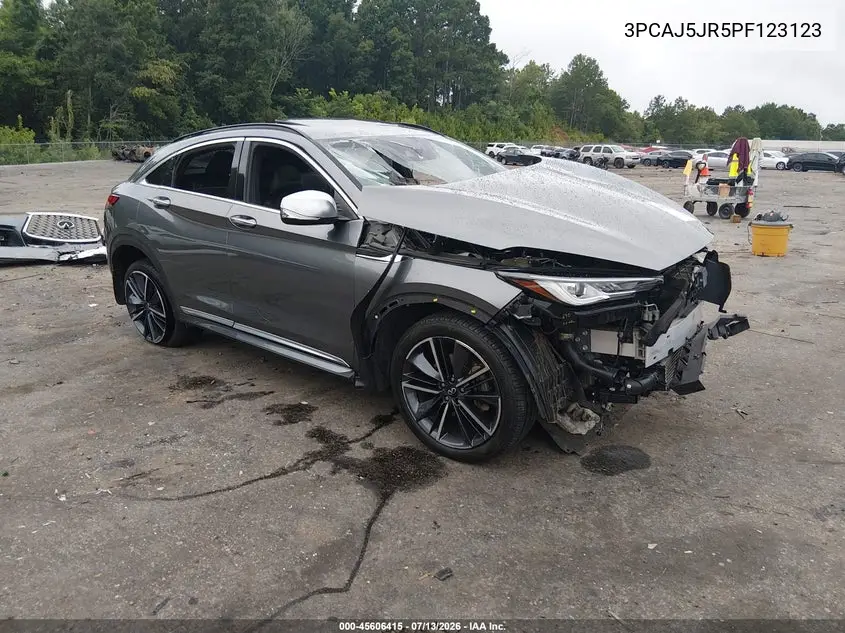 2023 Infiniti Qx55 Luxe Awd VIN: 3PCAJ5JR5PF123123 Lot: 45606415