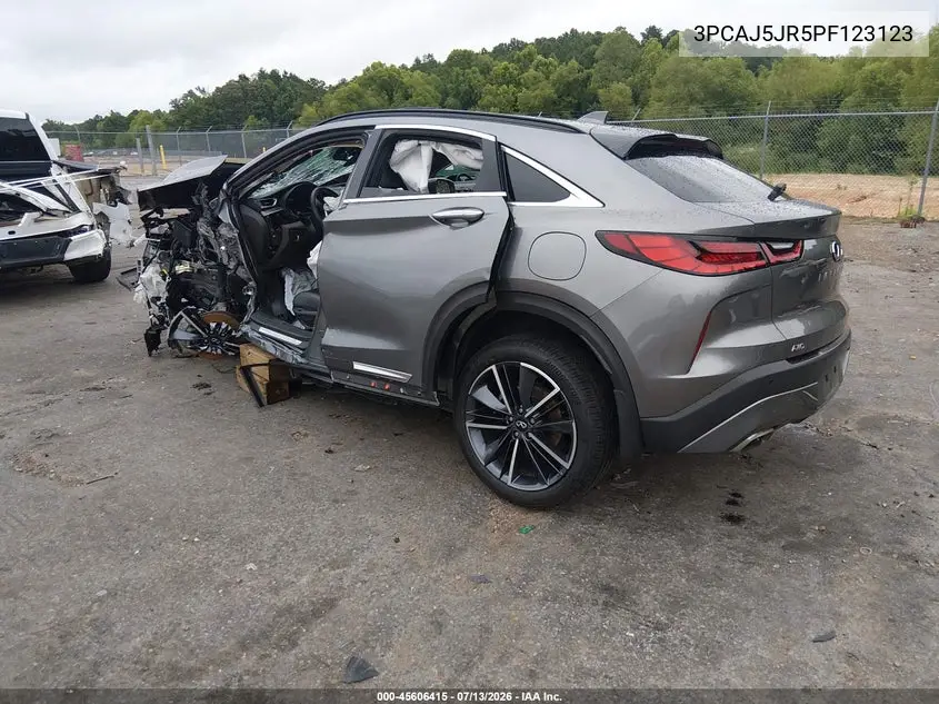 2023 Infiniti Qx55 Luxe Awd VIN: 3PCAJ5JR5PF123123 Lot: 45606415