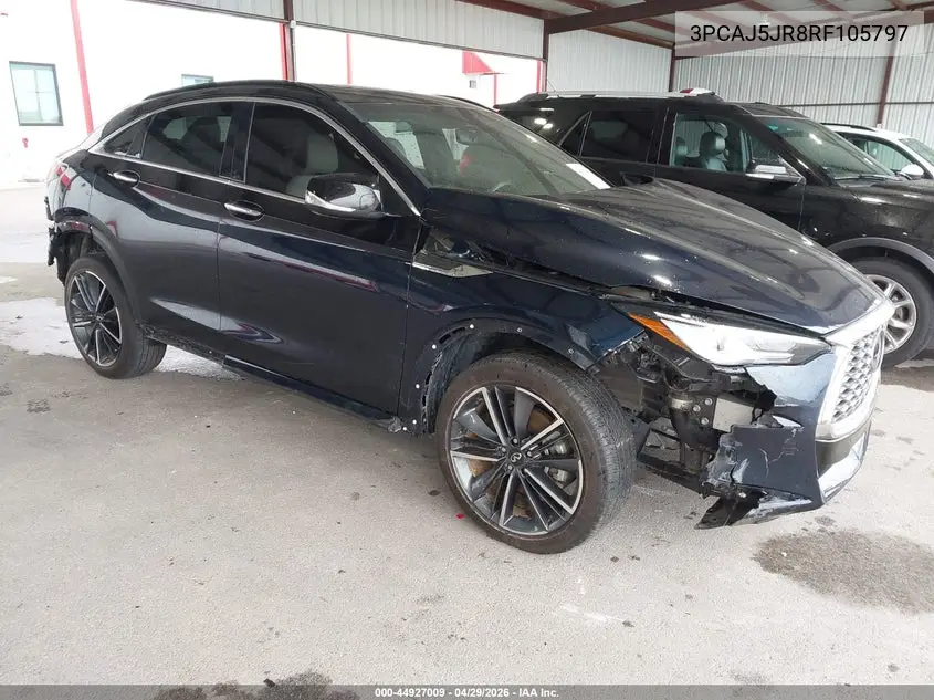 2024 Infiniti Qx55 Luxe Awd VIN: 3PCAJ5JR8RF105797 Lot: 44927009