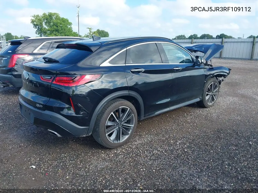 2024 Infiniti Qx55 Luxe Awd VIN: 3PCAJ5JR3RF109112 Lot: 45076220