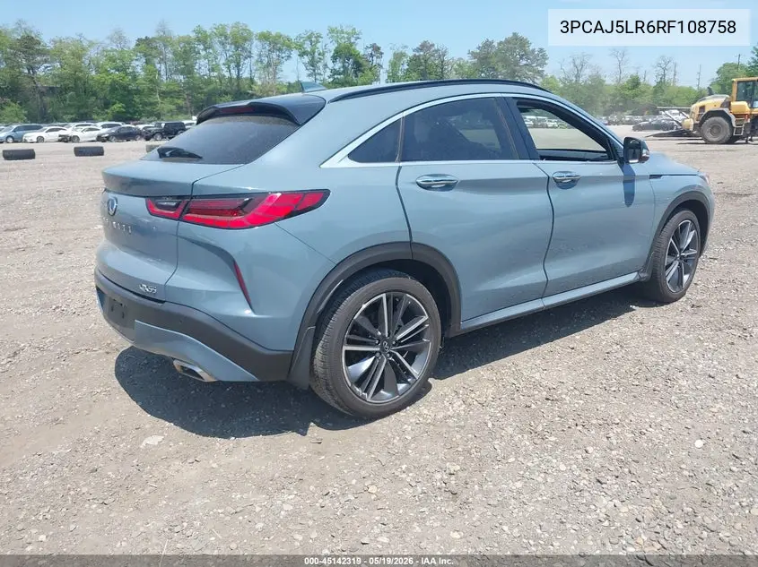 2024 Infiniti Qx55 Sensory Awd VIN: 3PCAJ5LR6RF108758 Lot: 45142319