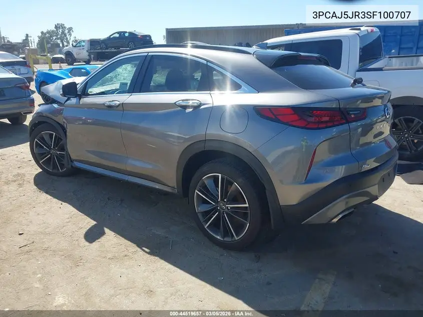 2025 Infiniti Qx55 Luxe Awd VIN: 3PCAJ5JR3SF100707 Lot: 44519657