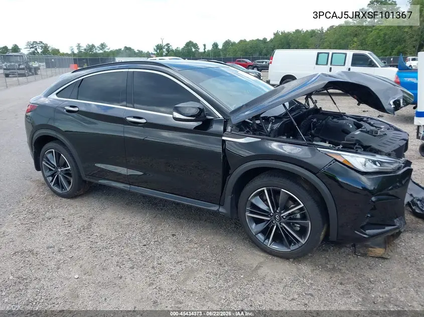 2025 Infiniti Qx55 Luxe Awd VIN: 3PCAJ5JRXSF101367 Lot: 45434373