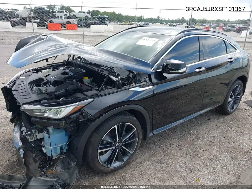 2025 Infiniti Qx55 Luxe Awd VIN: 3PCAJ5JRXSF101367 Lot: 45434373