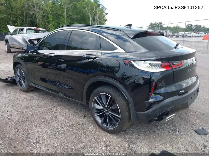 2025 Infiniti Qx55 Luxe Awd VIN: 3PCAJ5JRXSF101367 Lot: 45434373