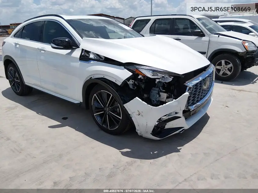 2025 Infiniti Qx55 Luxe Awd VIN: 3PCAJ5JR6SF108669 Lot: 45527876