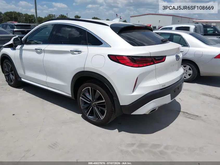 2025 Infiniti Qx55 Luxe Awd VIN: 3PCAJ5JR6SF108669 Lot: 45527876