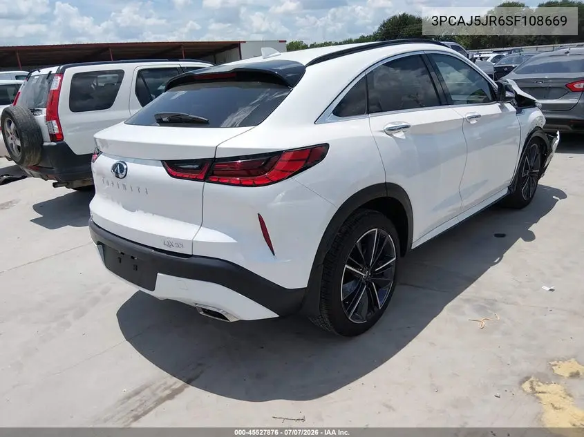 2025 Infiniti Qx55 Luxe Awd VIN: 3PCAJ5JR6SF108669 Lot: 45527876