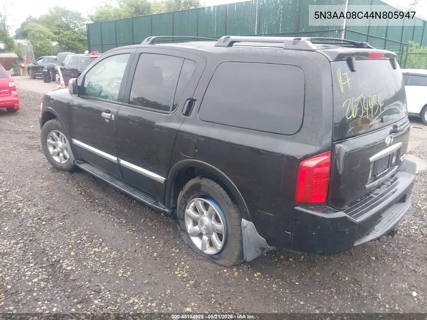 2004 Infiniti Qx56 VIN: 5N3AA08C44N805947 Lot: 45184929