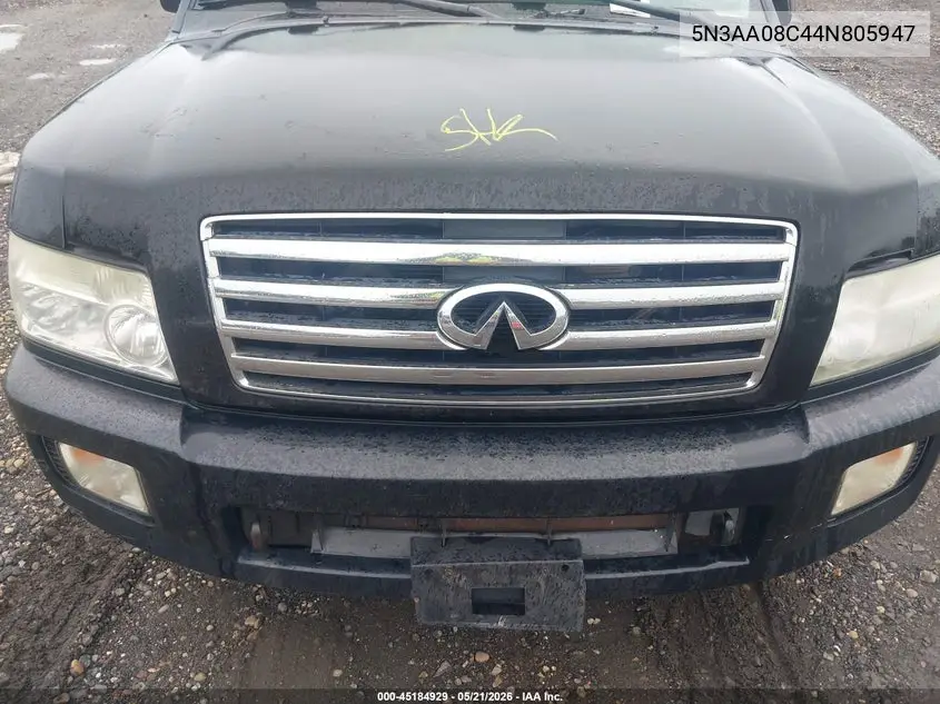 2004 Infiniti Qx56 VIN: 5N3AA08C44N805947 Lot: 45184929