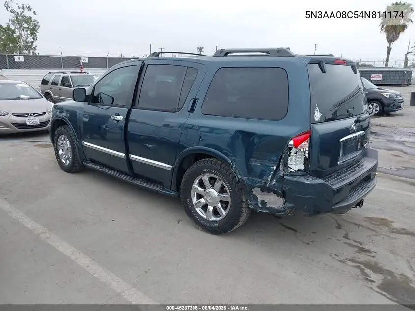2004 Infiniti Qx56 VIN: 5N3AA08C54N811174 Lot: 45287308