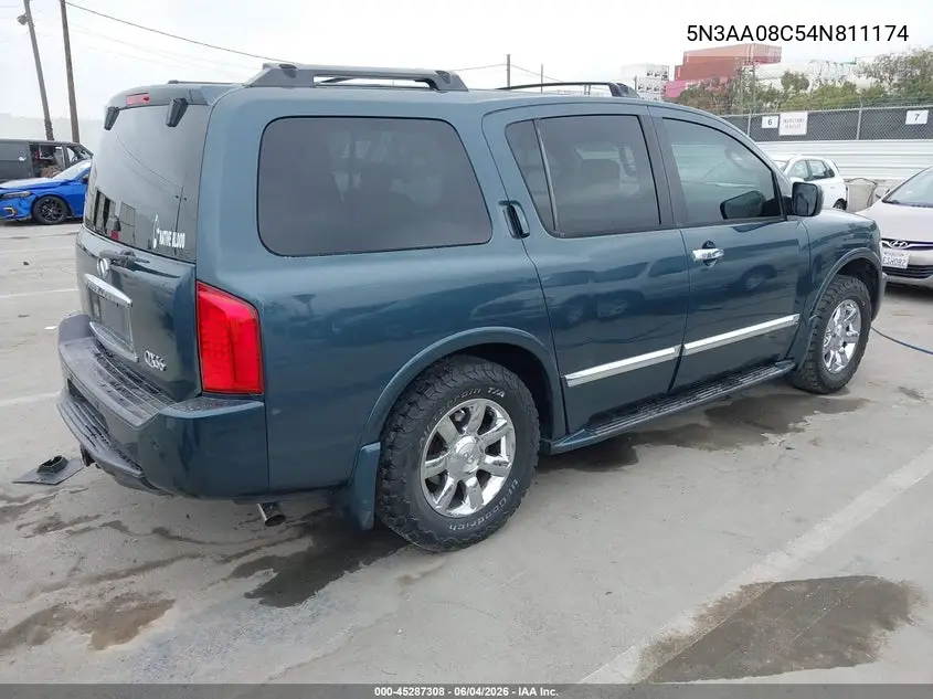 2004 Infiniti Qx56 VIN: 5N3AA08C54N811174 Lot: 45287308