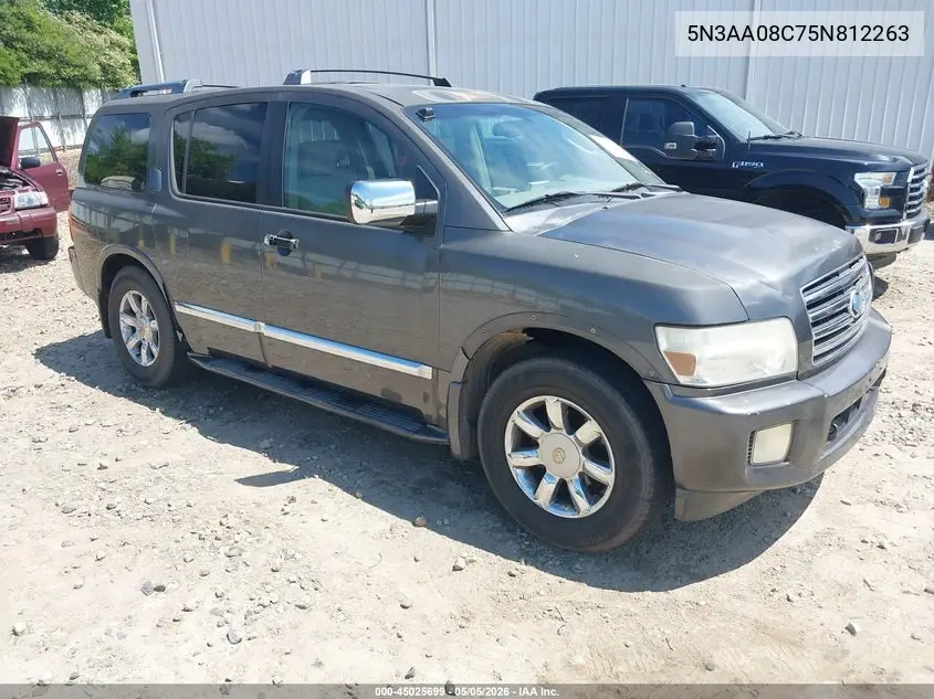 2005 Infiniti Qx56 VIN: 5N3AA08C75N812263 Lot: 45025699