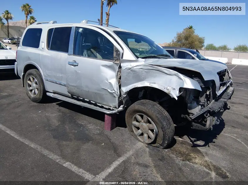 2005 Infiniti Qx56 VIN: 5N3AA08A65N804993 Lot: 45304811