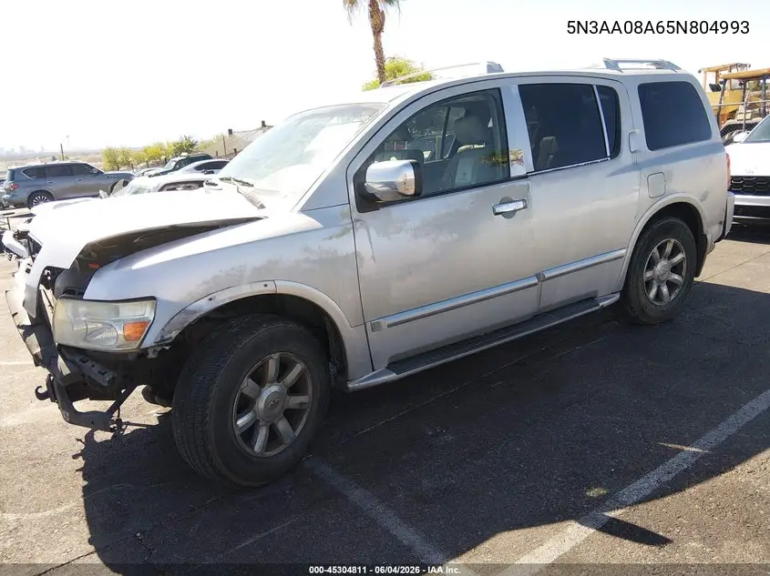 2005 Infiniti Qx56 VIN: 5N3AA08A65N804993 Lot: 45304811