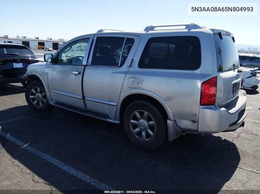 2005 Infiniti Qx56 VIN: 5N3AA08A65N804993 Lot: 45304811