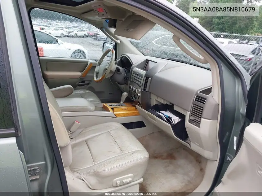 2005 Infiniti Qx56 VIN: 5N3AA08A85N810679 Lot: 45323376