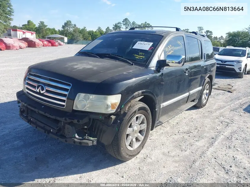 2006 Infiniti Qx56 VIN: 5N3AA08C66N813664 Lot: 45024374
