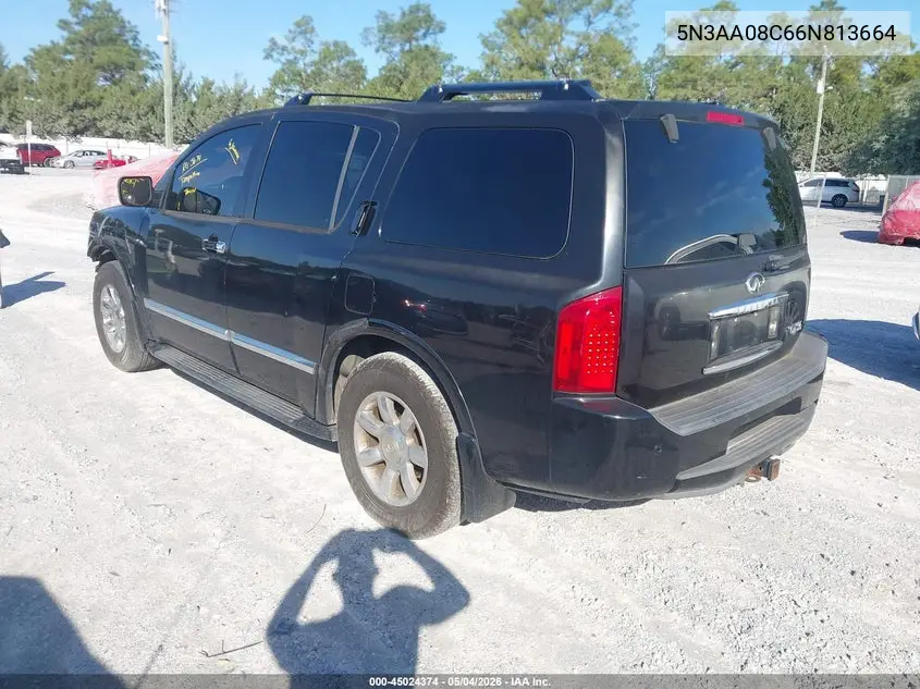 2006 Infiniti Qx56 VIN: 5N3AA08C66N813664 Lot: 45024374