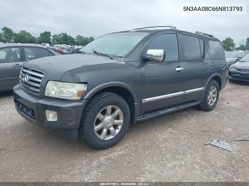 2006 Infiniti Qx56 VIN: 5N3AA08C66N813793 Lot: 45170914