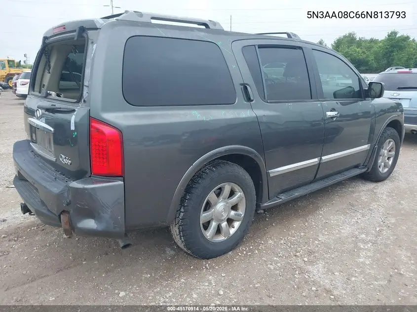 2006 Infiniti Qx56 VIN: 5N3AA08C66N813793 Lot: 45170914