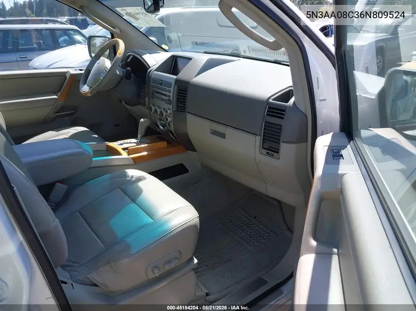 2006 Infiniti Qx56 VIN: 5N3AA08C36N809524 Lot: 45184204