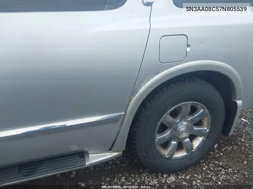 2007 Infiniti Qx56 VIN: 5N3AA08C57N805539 Lot: 45102933