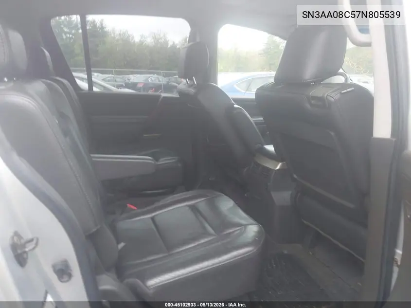 2007 Infiniti Qx56 VIN: 5N3AA08C57N805539 Lot: 45102933