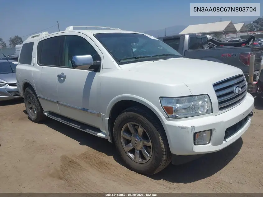 2007 Infiniti Qx56 VIN: 5N3AA08C67N803704 Lot: 45149052