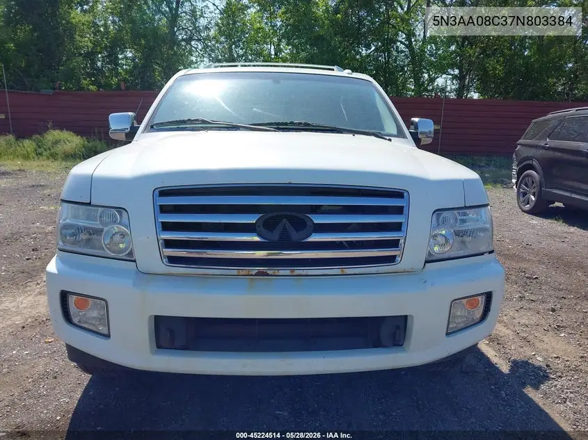 2007 Infiniti Qx56 VIN: 5N3AA08C37N803384 Lot: 45428968