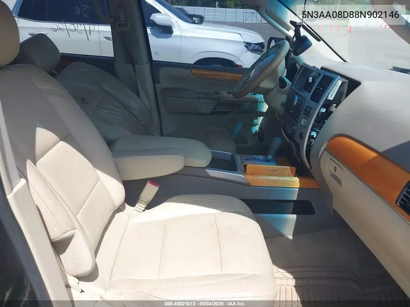 2008 Infiniti Qx56 VIN: 5N3AA08D88N902146 Lot: 45021613