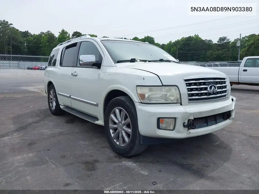 2009 Infiniti Qx56 VIN: 5N3AA08D89N903380 Lot: 45095963