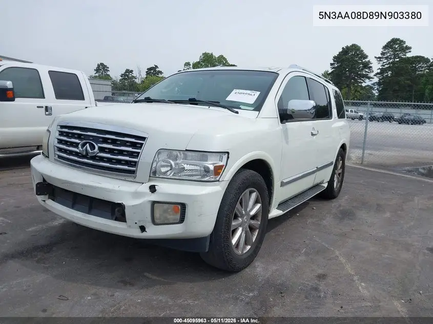 2009 Infiniti Qx56 VIN: 5N3AA08D89N903380 Lot: 45095963